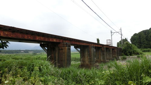 三岐鉄道の鉄橋